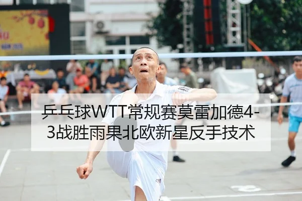 乒乓球WTT常规赛莫雷加德4-3战胜雨果北欧新星反手技术